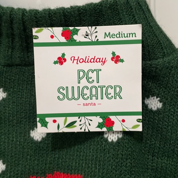 Christmas Dog Sweater with Santa Claus - Picture 3 of 6